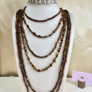 COLLAR LARGO MOKA NATURAL